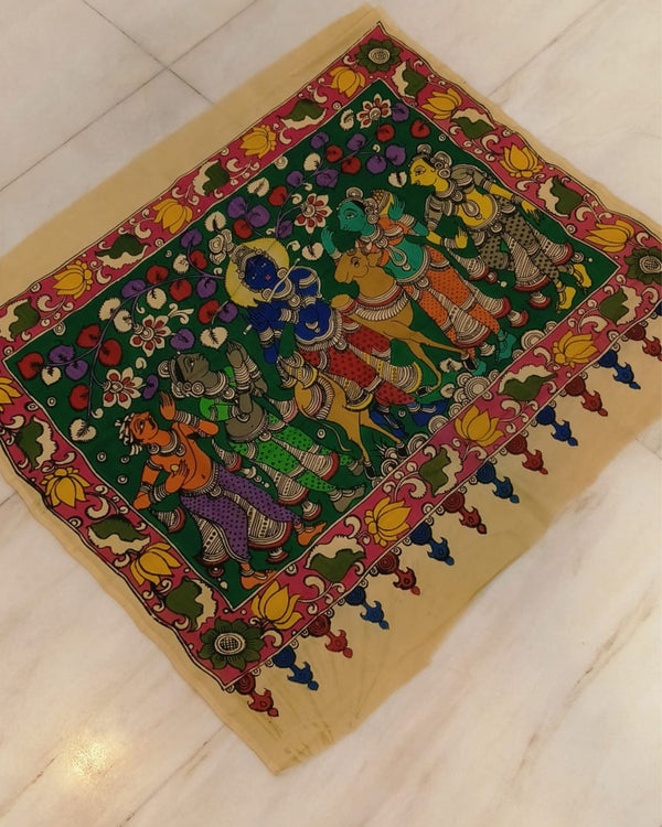 Indiehaat|Bangalori Silk Multicolor Wall Hanging|Unique DÃƒÆ’Ã‚Â©cor