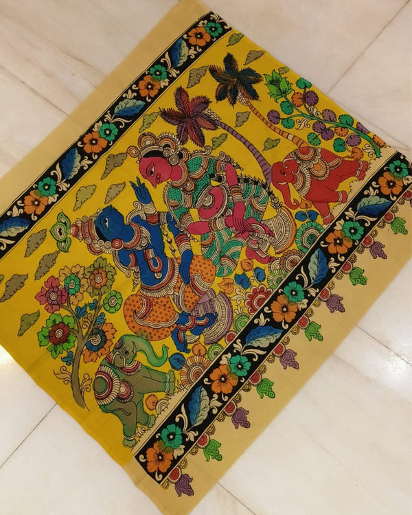 Indiehaat|Bangalori Silk Multicolor Wall Hanging|Unique DÃƒÆ’Ã‚Â©cor