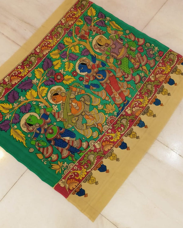 Indiehaat|Bangalori Silk Multicolor Wall Hanging|Unique DÃƒÆ’Ã‚Â©cor