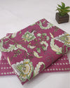 Indiehaat | Blockprinted Cotton Suit (Top & Bottom) Pink