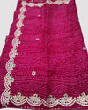 Indiehaat | Kota Cotton Bandhej Gota Patti Pink Saree