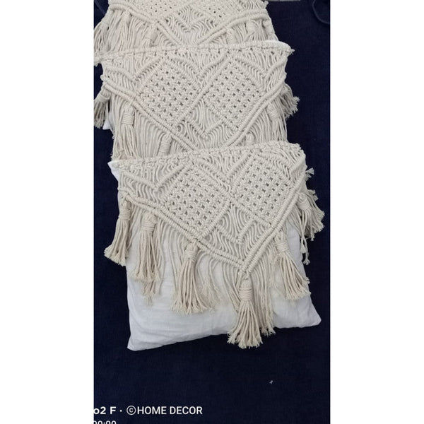 Macrame Cushion Cover-Indiehaat