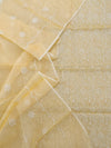 Experience Comfort and Elegance with Kota Doria Embroidery Work Suits in Blue Colour-Indiehaat