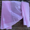 Organdy Cotton Saree Applique work Light Pastel Purple Colour with running blouse-Indiehaat