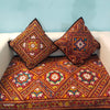 Indiehaat | Khamma Ghani Rustic Rajkoti Brown Sofa Cover