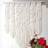 White Macrame Wall Hanging Size - 24X40 Inch-Indiehaat