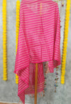 Katan Silk Banarasi Brocade Dupatta Pink Color - IndieHaat