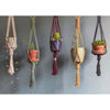 Multicolour Macrame Plant Holder Set Of 5 Pcs-Indiehaat