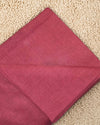 Pure Linen by Linen Fabric Dark Red Color - IndieHaat