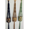 Macrame Multi Colour Plant Hanger (Set Of3)-Indiehaat