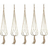 Jute Plant Hanger (Set of 5)Size : 40" Long-Indiehaat