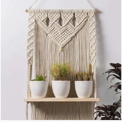  Macrame Plant Holder Size: 18X30-Indiehaat