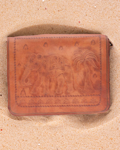 Indiehaat | Pure Leather Purse Brown Color