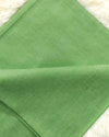 Pure Linen by Linen Fabric Olive Green Color - IndieHaat